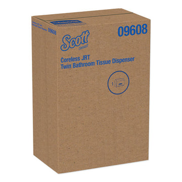 Scott® Essential Coreless Twin Jumbo Roll Tissue Dispenser, 20 X 6 X 11, Black freeshipping - TVN Wholesale